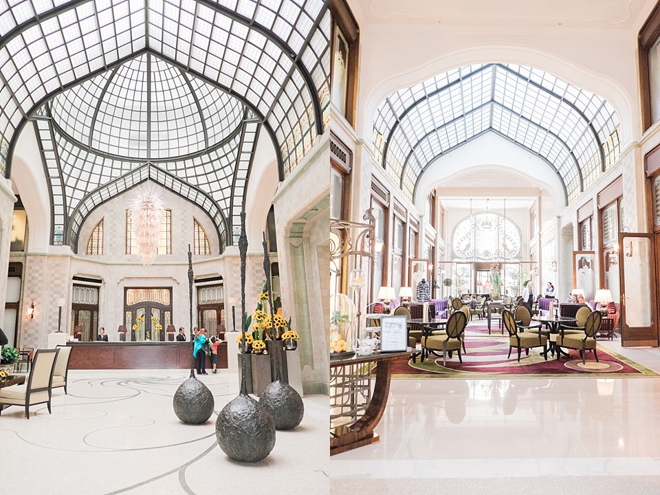 Four Seasons Gresham Palace Hotel lobby, Budapest, Hungary | © The Globetrotter Collective - https://www.theglobetrottercollective.com