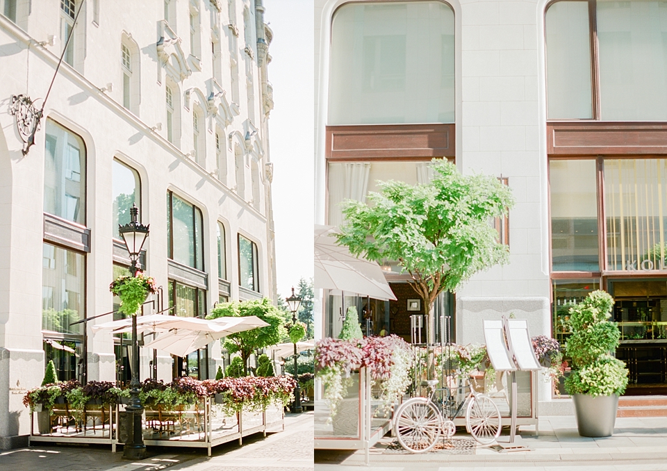 Four Seasons Gresham Palace Hotel side entrance, Budapest, Hungary | © The Globetrotter Collective - https://www.theglobetrottercollective.com